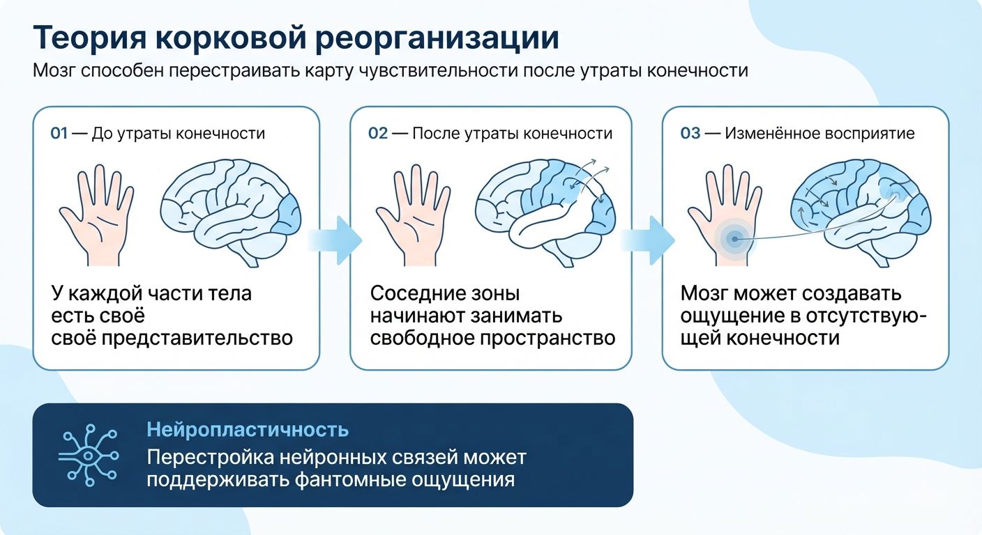 Лечение фантомных болей инфографика